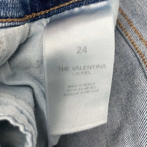 Favorite Daughter The Valentina Shortie Jean in Laurel Size 24 Raw Hem High Rise - Picture 10 of 13